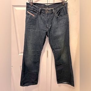 EUC Vintage Diesel Industries Jeans 34x32 Mid-rise Bootcut Button-fly Dark Wash